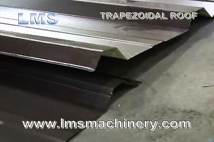 LMS TRAPEZOIDAL ROOF ROLL FORMING MACHINE